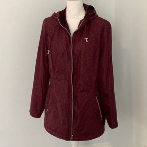 Spring lined rain coat